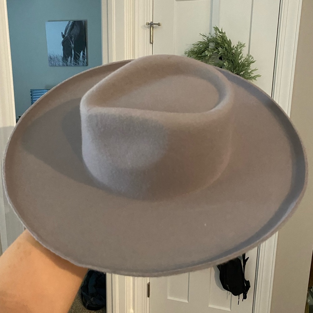 Gray Felt Hat
